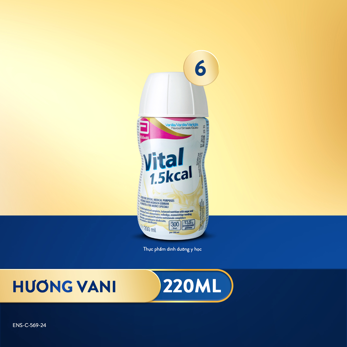Sữa Vital 1.5kcal cho người suy dinh dưỡng và bệnh nhân ung thư, kém hấp thu
