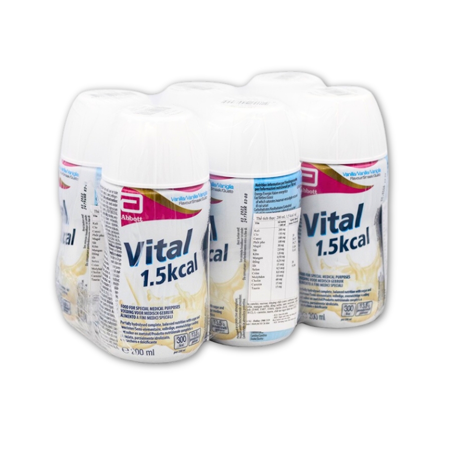 Sữa Vital 1.5kcal cho người suy dinh dưỡng và bệnh nhân ung thư, kém hấp thu