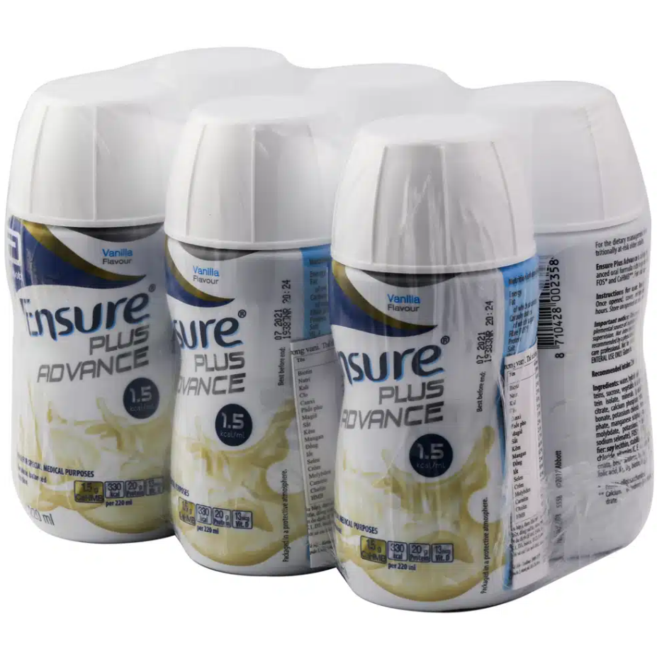 Sữa Abbott Ensure Plus Advance 220ml dinh dưỡng cho người bệnh ung thư