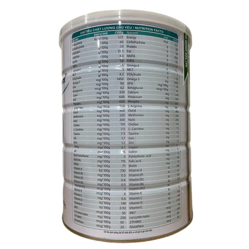 Sữa bột HumanMilk Cenecel ( Cho người bệnh, bệnh nhân ung thư sau hóa xạ trị )