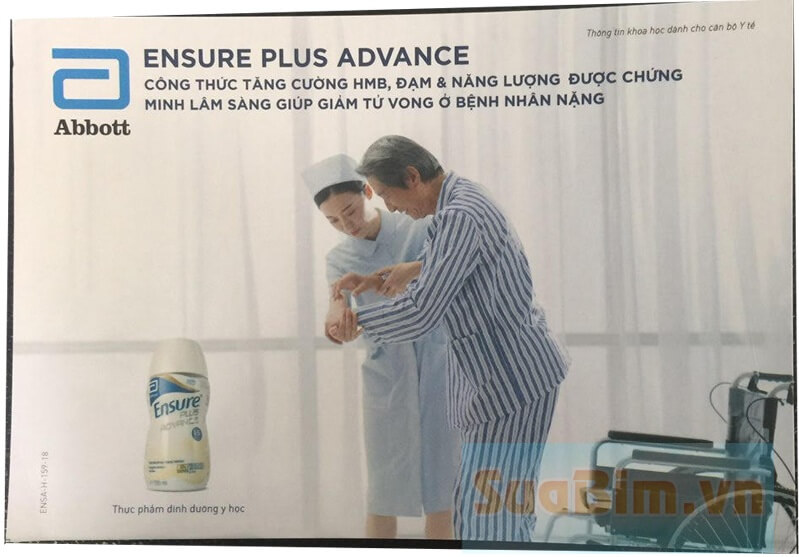 sữa ensure plus advance giúp rút ngắn thời gian phục hồi thể trạng
