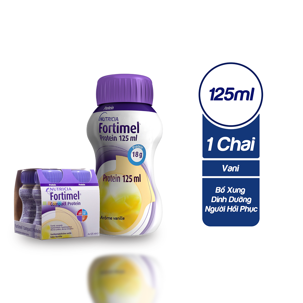 Sữa nước Fortimel Protein 125ml - Cho người bệnh nhanh phục hồi