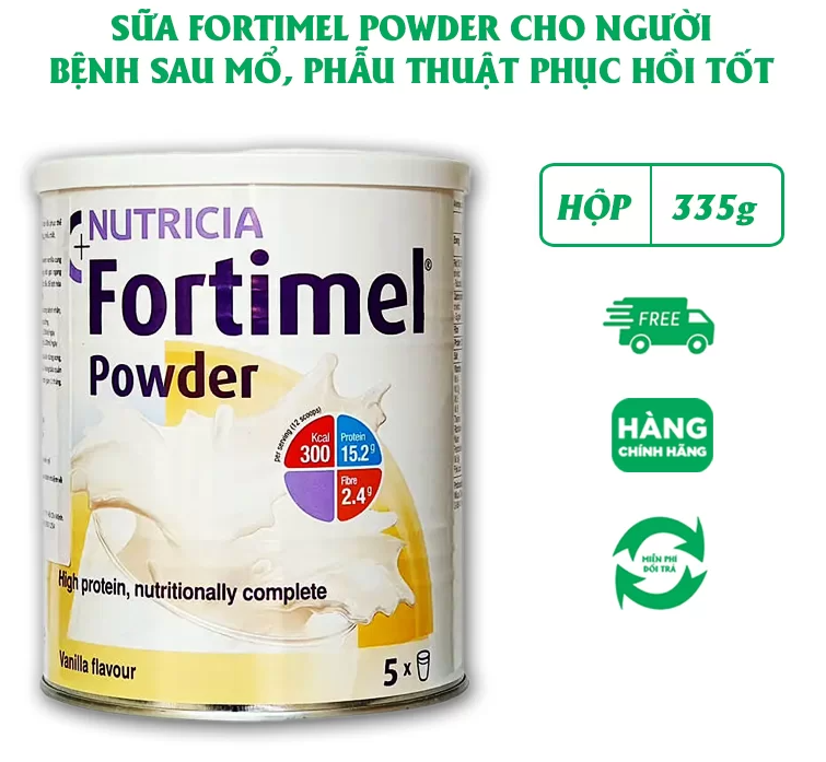 tổng quan về sữa Fortimel Powder
