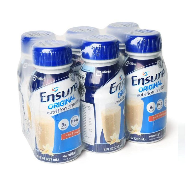 Sữa Ensure Original 237ml Abbott hương vani, bổ sung dinh dưỡng, hỗ trợ tiêu hóa