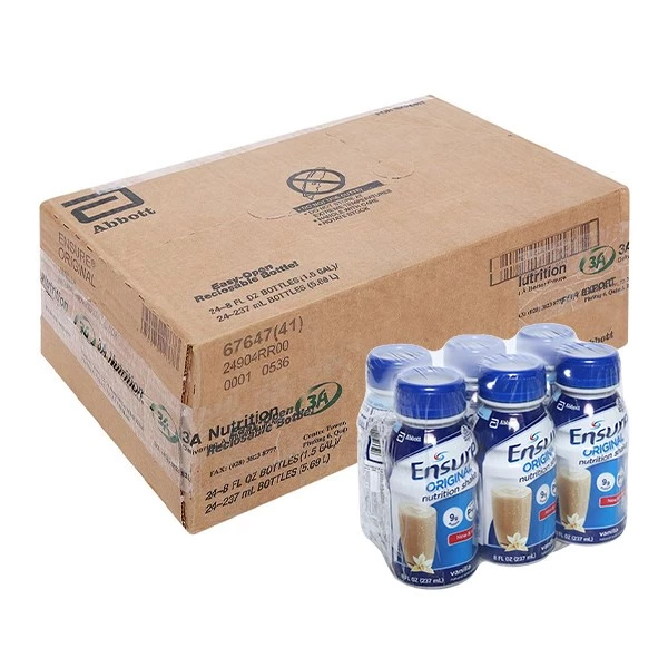 Sữa Ensure Original 237ml Abbott hương vani, bổ sung dinh dưỡng, hỗ trợ tiêu hóa