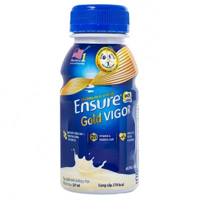 Sữa Ensure Gold Vigor Abbott bổ sung dinh dưỡng, vitamin, khoáng chất cho cơ thể