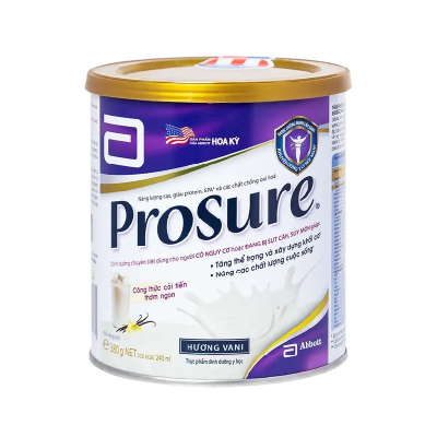 Sữa Prosure Abbott hương Vani bổ sung dinh dưỡng chuyên biệt cho người bệnh Ung Thư ( 380g )